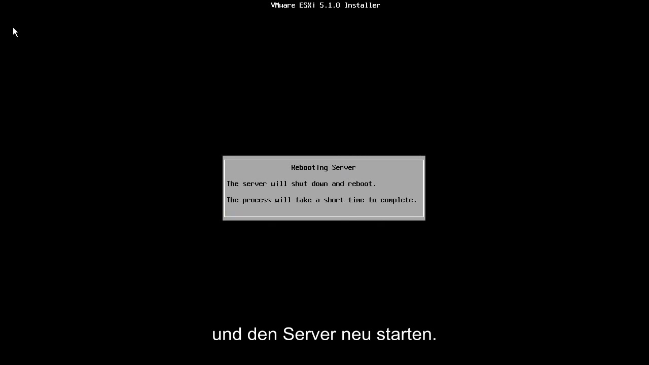 vSphere Hypervisor &ndash; Installation und Konfiguration