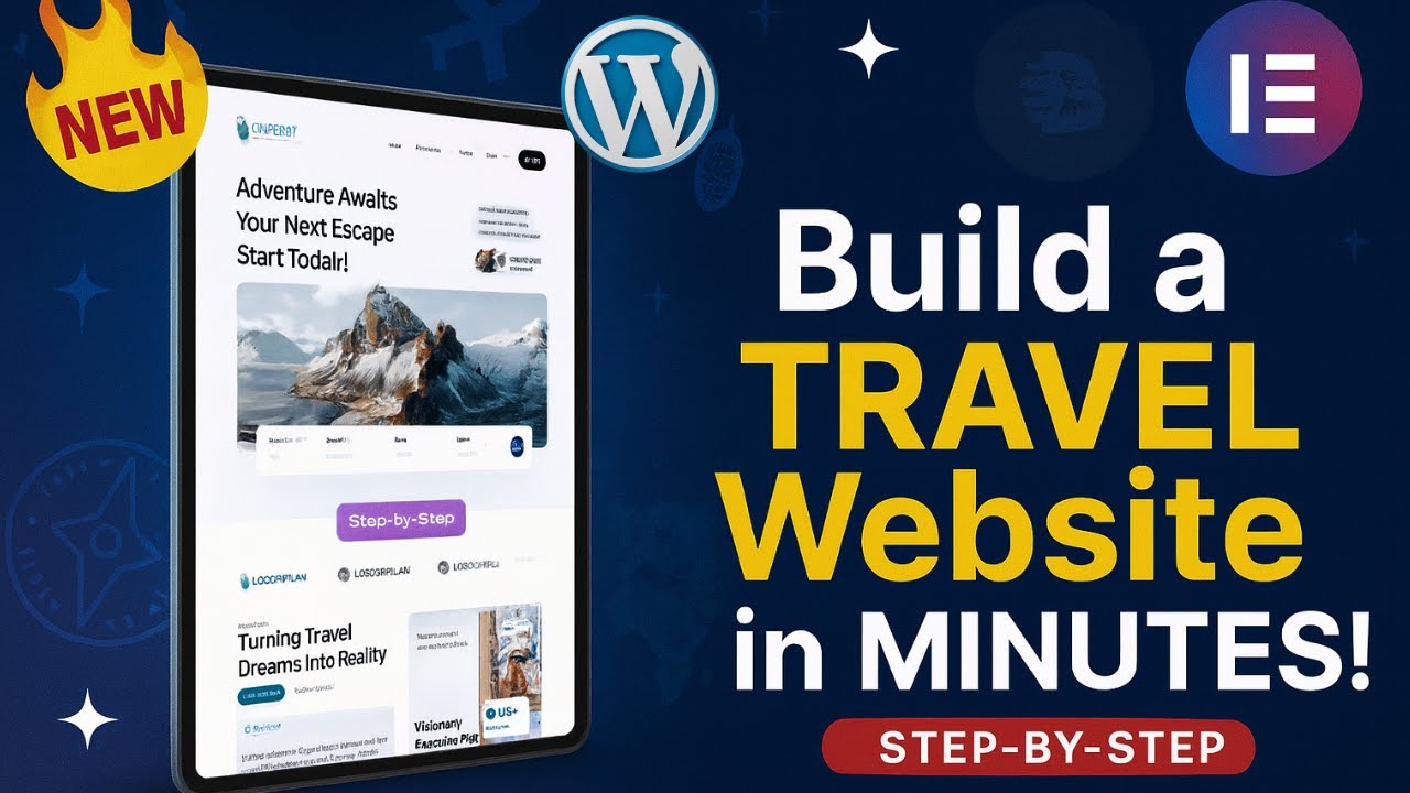 How to Create a Travel Agency Website in 30 minutes Using WordPress (Beginner Friendly!)