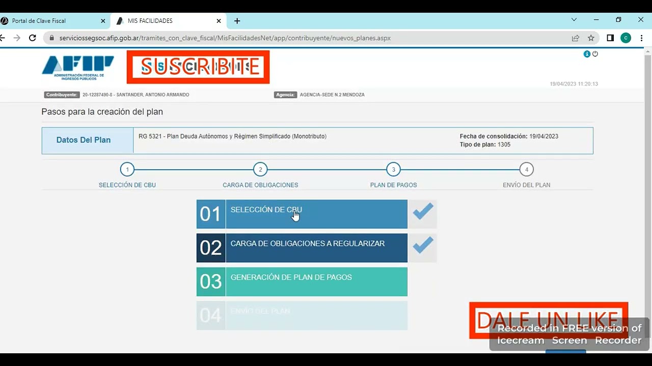 Como hacer Plan de Pagos para Deudas Monotributo AFIP