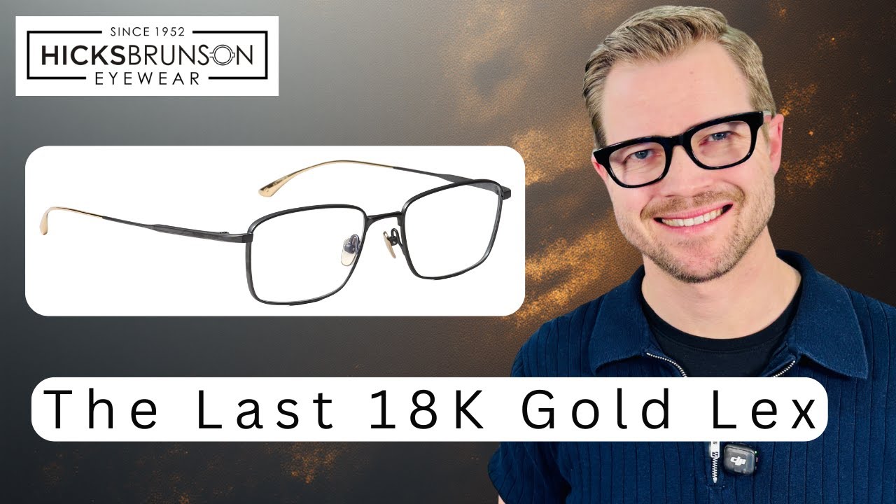 Masunaga Lex 120th Gold Edition | Бесшовные очки из 18-каратного золота