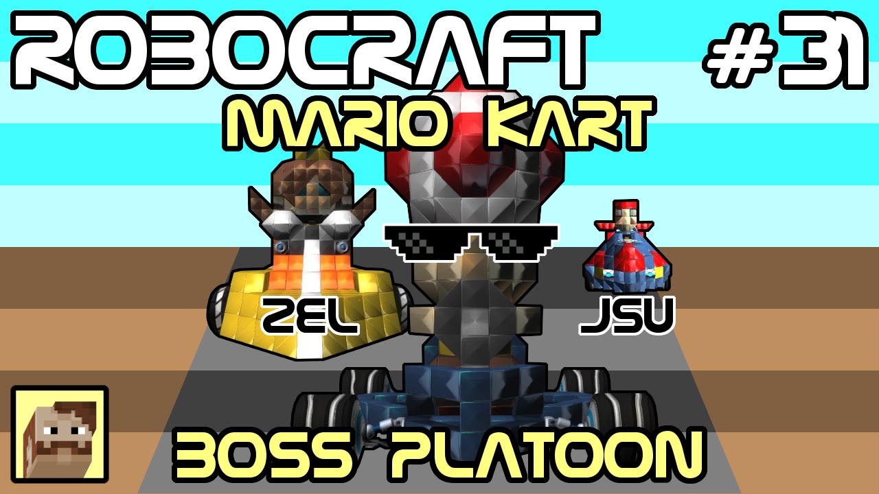 Robocraft #31 - Mario Kart Boss Platoon EPIC PWNAGE