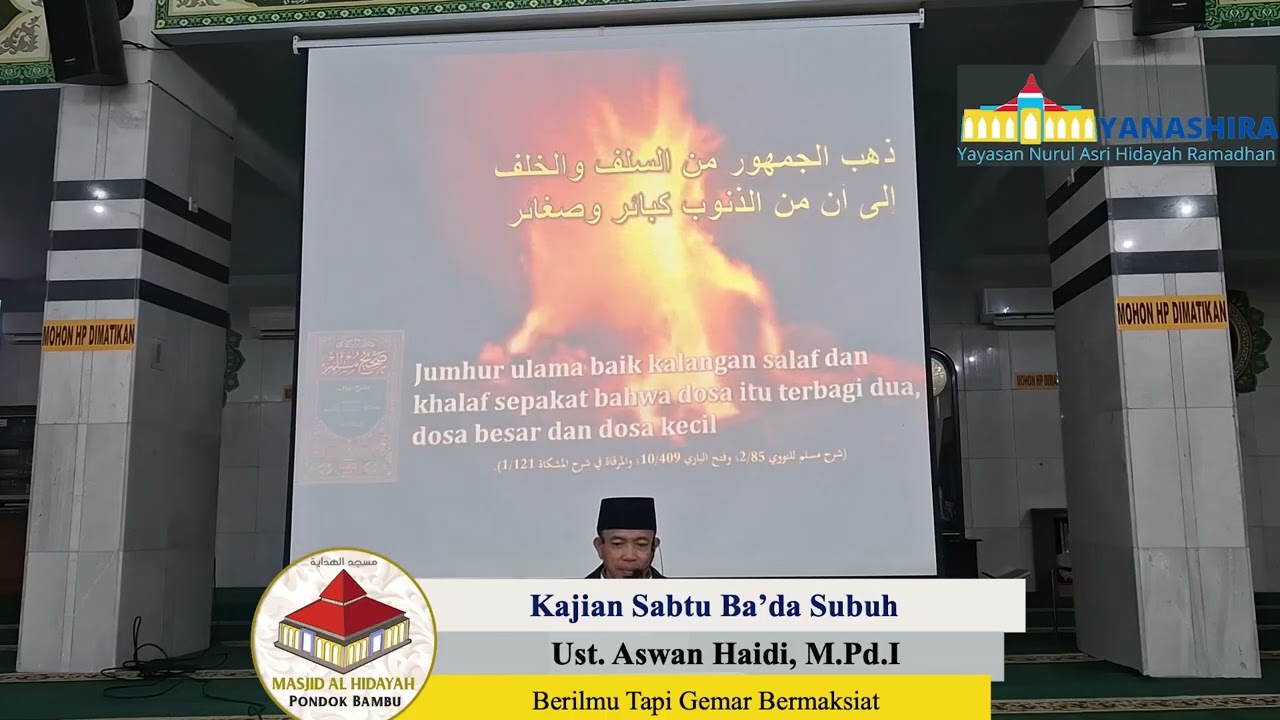 Berilmu Tapi Gemar Bermaksiat | Ust. Aswan Haidi, M.Pd.I | Kajian Sabtu Bada Subuh #ilmu #kajian