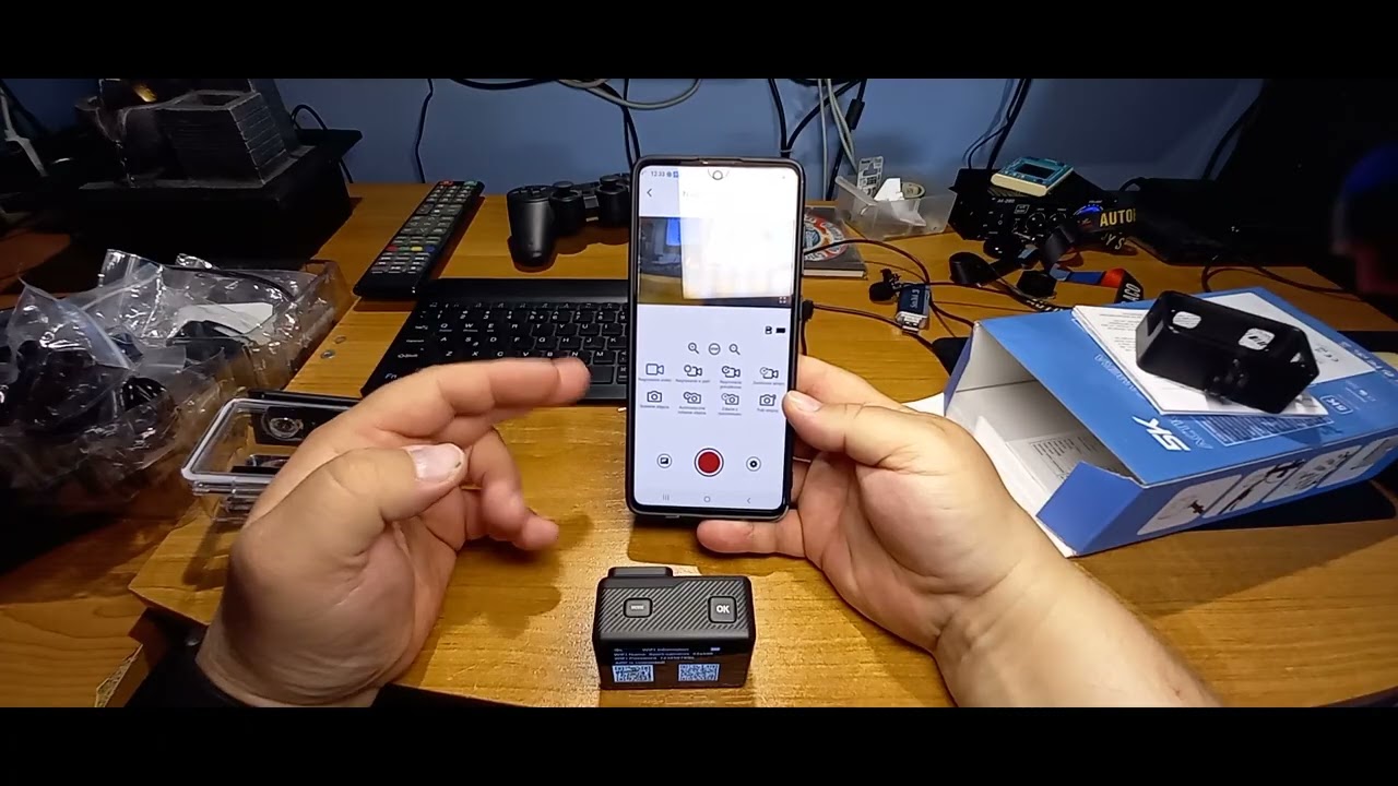 Kamera akcji 5K 4K60FPS 2,0-calowy ekran dotykowy Wi-Fi 170 °
