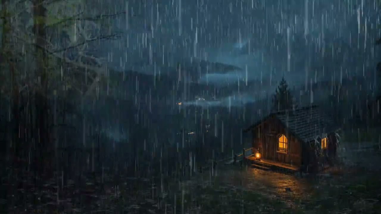 ASMR Stormy Rain Sleep | Heavy Rainstorm Sounds for Deep Relaxation and Peaceful Sleep