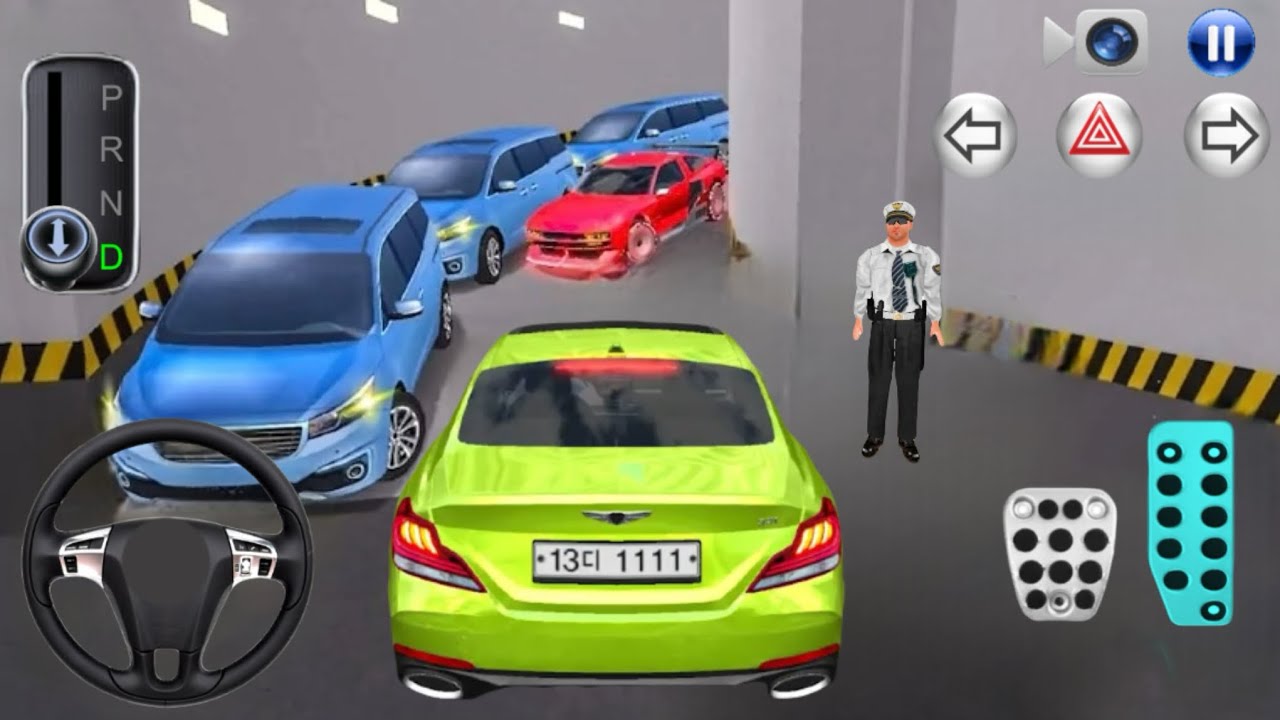 New kia Express Bus stuck in parking 3-D driving classic gameplay and parking new game 3-D2026 ￼