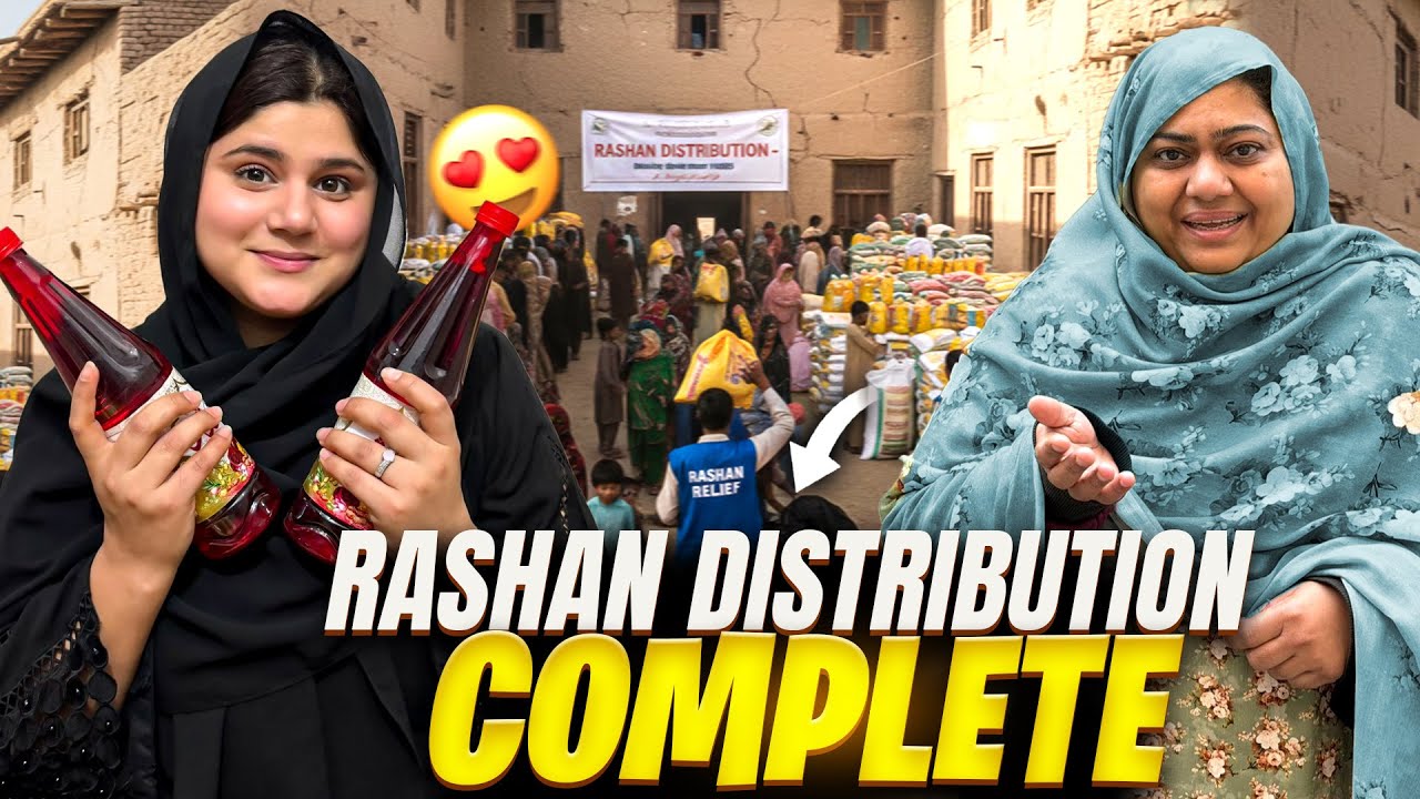 Alhamdulillah 😍❤️ Sab Rashan Pack Karke Baant Diya | Har Ghar Tak Amanat Pohanch Gayi🤲🏻🥹