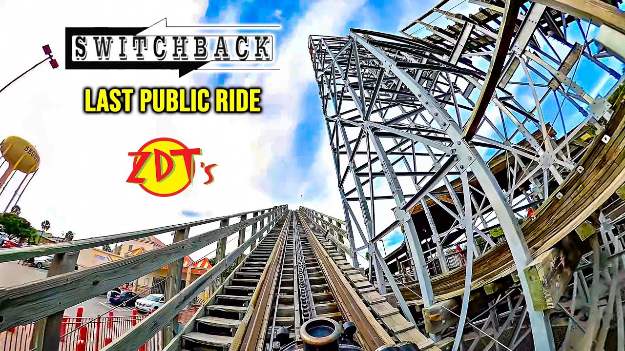 Last Public Ride Switchback Roller Coaster On Ride Front Seat 4K POV ZDT's 2025 08 17