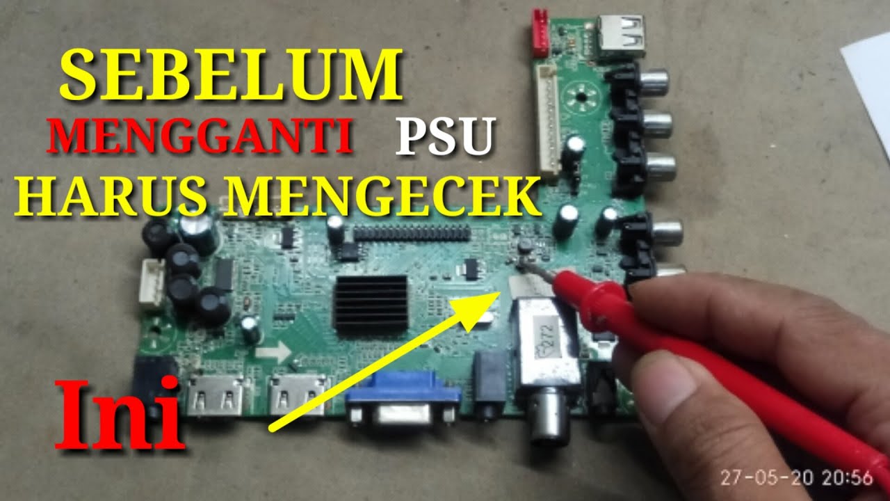CARA CEK MAENBOARD TV LED RUSAK ATAU TIDAK