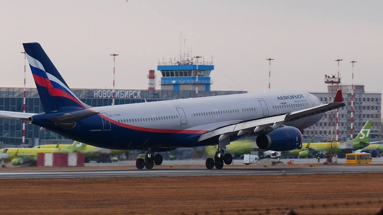 CLOSEUP LANDINGS at Novosibirsk [OVB/UNNT] Tolmachevo Airport | Plane Spotting