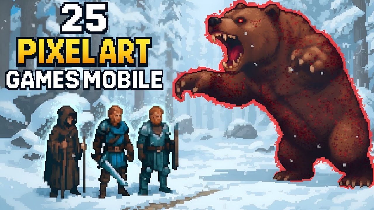 25 MELHORES jogos de Pixel Art para Android e iOS em 2025 (Offline/Online)