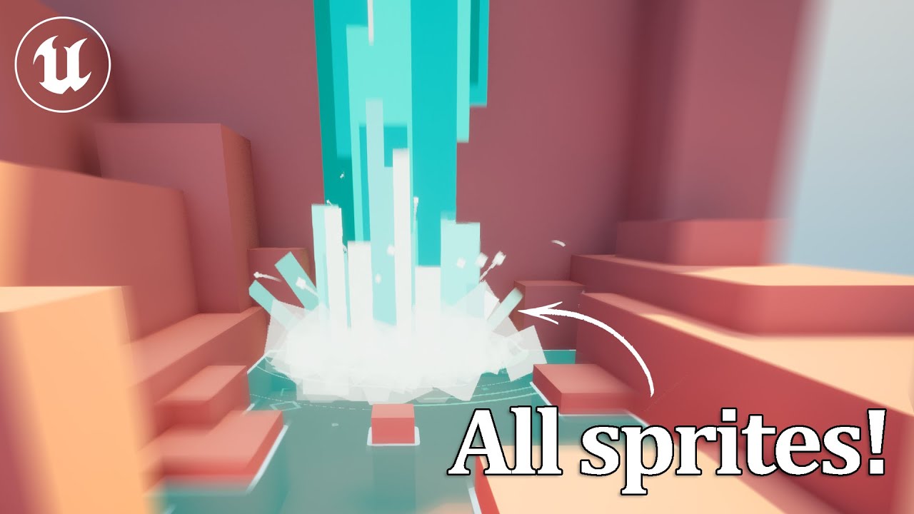 Ep.1 Niagara Sprite Renderer and Common Modules! | UE5 Learning Niagara with Niagara Falls