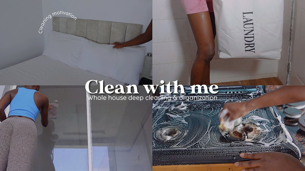 CLEAN WITH ME || deep house cleaning + organization ||life of a Nigerian girl | cleaning motivation