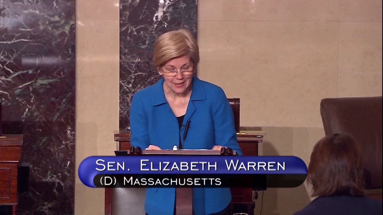 Senator Elizabeth Warren Speech on Trump's Supreme Court Nominee