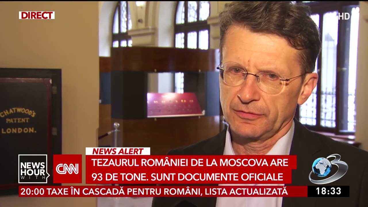 Rom&acirc;nia are de recuperat de la Rusia un tezaur de peste 90 de tone de aur