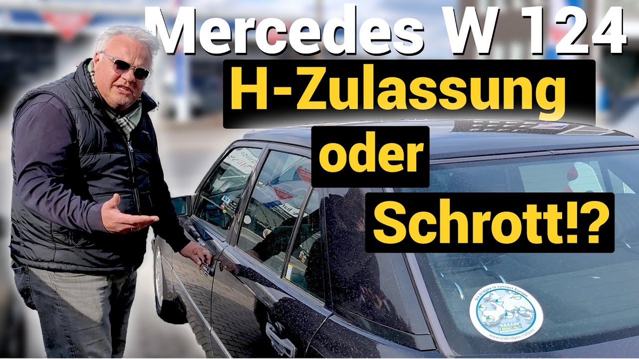 H-Kennzeichen! Up in the air! Mercedes W124 E 220