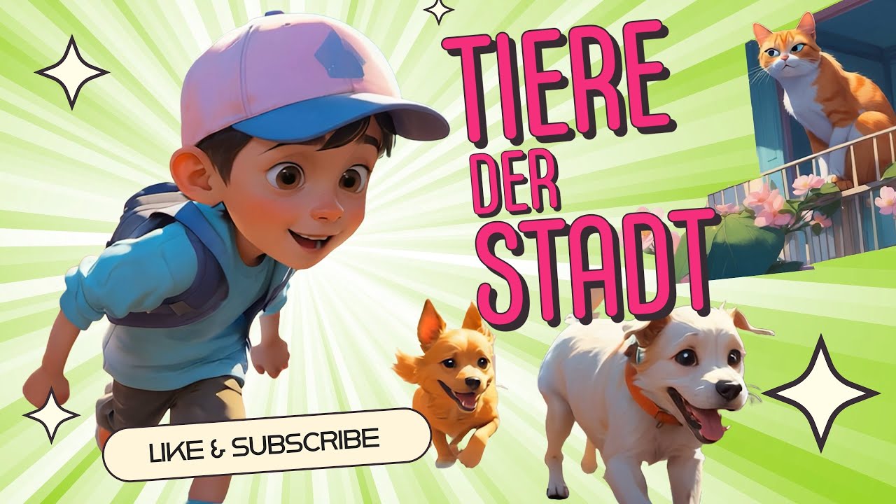 Ich erkunde die Stadt | Kinderlieder zum mitsingen | Tierlieder zum mittanzen | f&uuml;r Kleinkinder