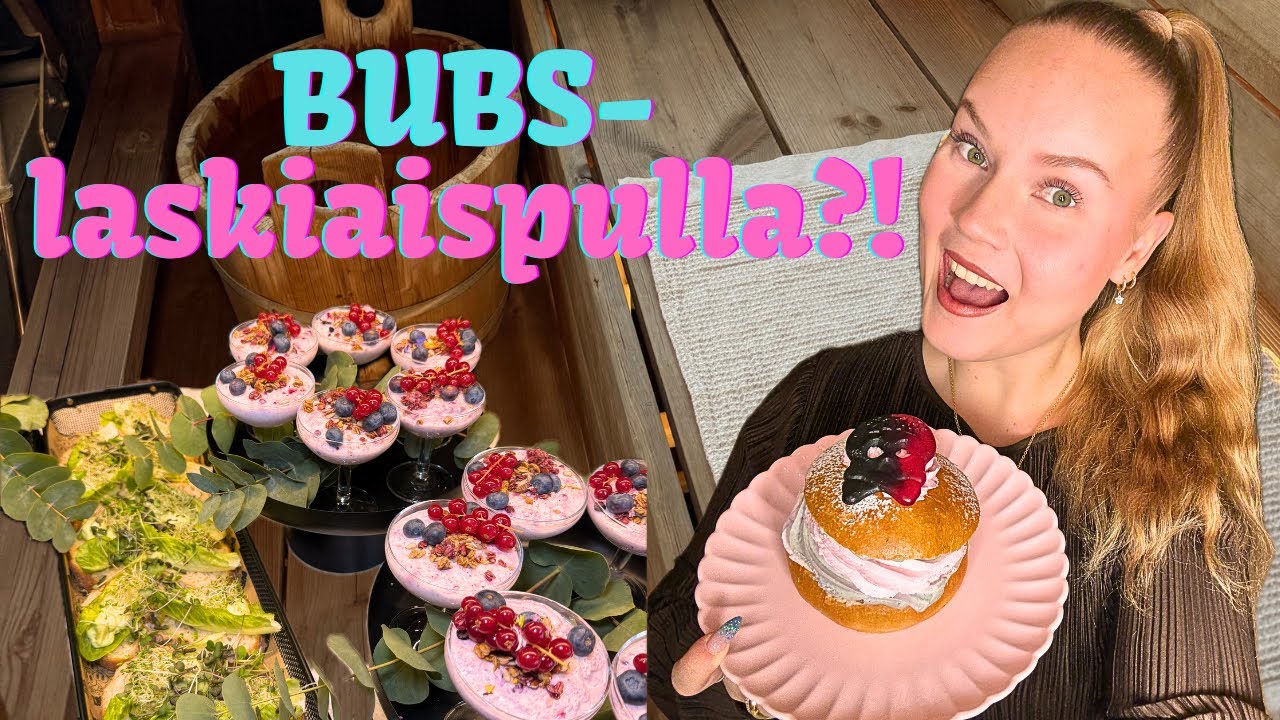 VLOGI | SAUNAJOOGAA & BUBS-LASKIAISPULLA😍