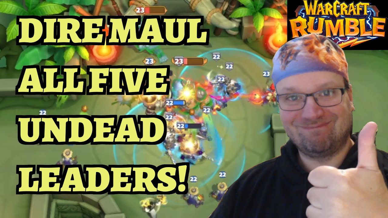 Dire Maul Dungeon Guide - Undead - Arthas, Anub'arak, Sylvanas, Thalnos, Rivendare - Warcraft Rumble