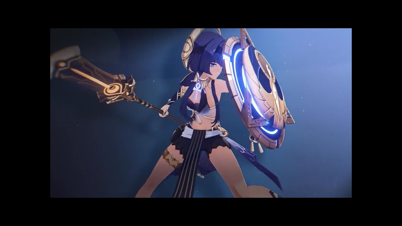 Candace Sea of Golden Sand - Polearms, Swords and Claymores Hydro Infusion   Genshin Impact