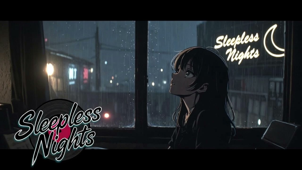sleepless nights 🌙 rainy boom bap lofi to chill / exist
