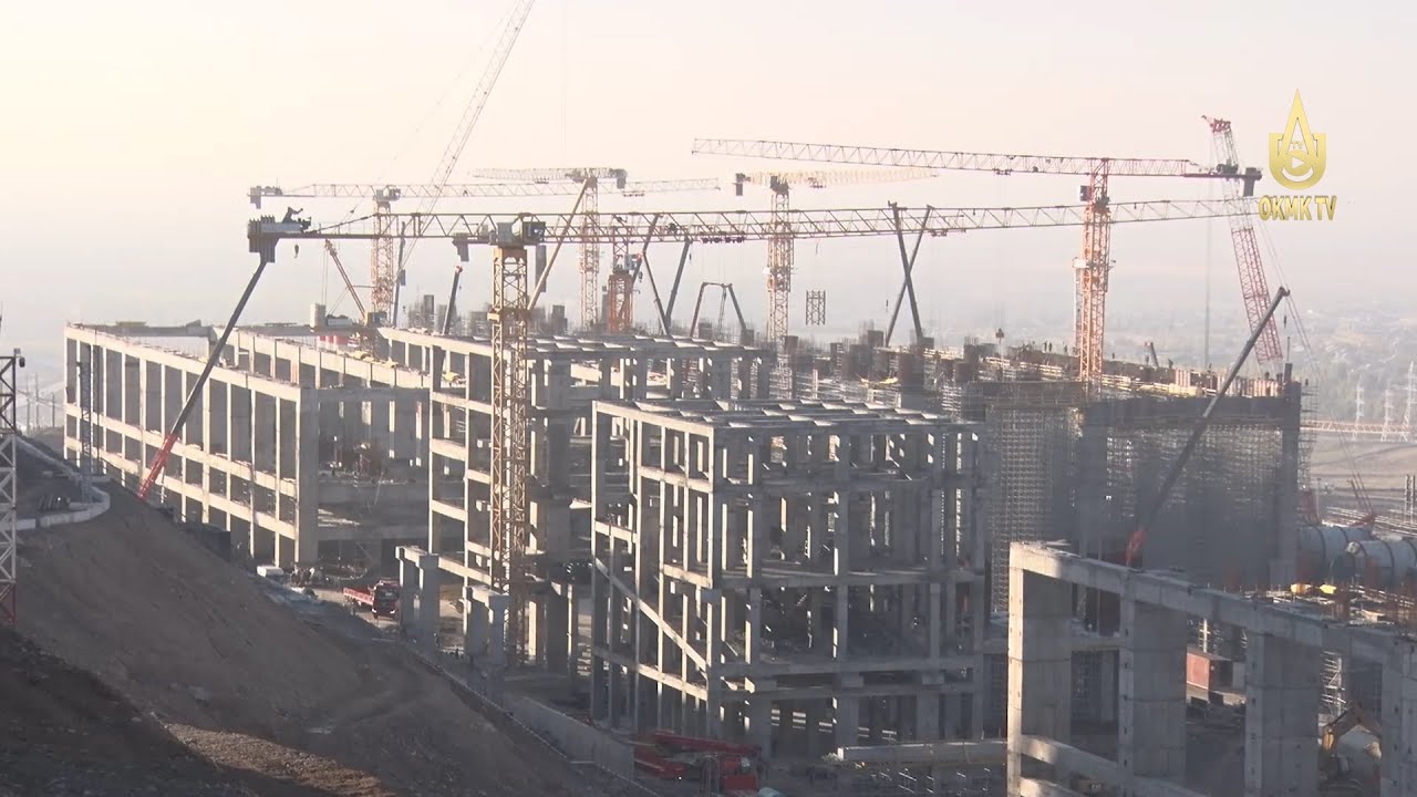 Репортаж со строительства МОФ-3 АГМК.