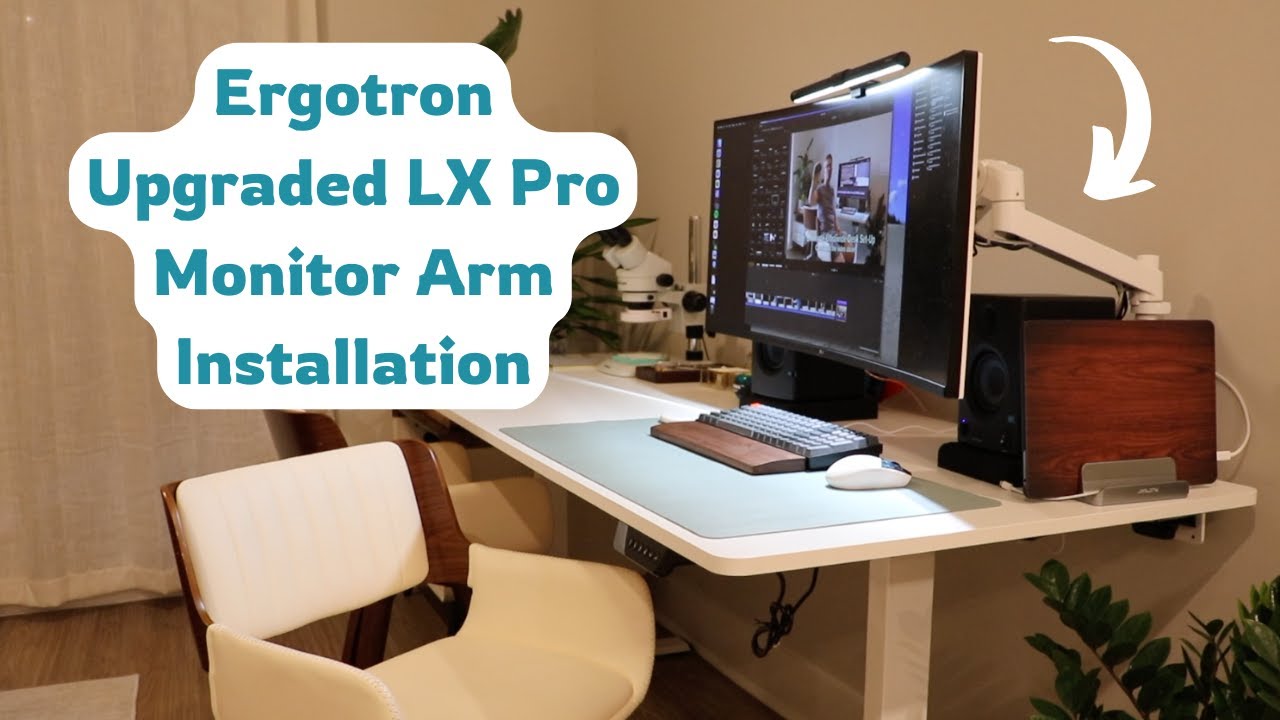 Ergotron | Upgraded LX Pro Monitor Arm | Installation