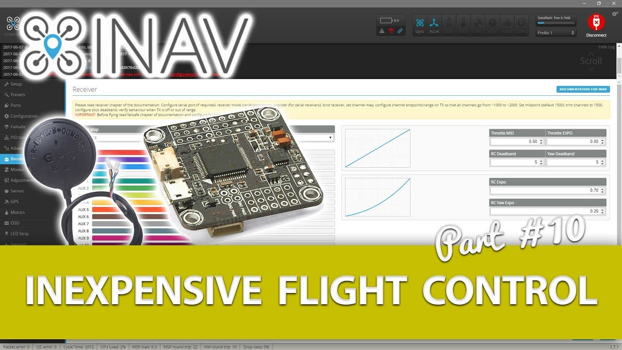 Part #10 - Setting Up Your Flight Controller in the iNav Configurator (Flying Wing & OSD setup)
