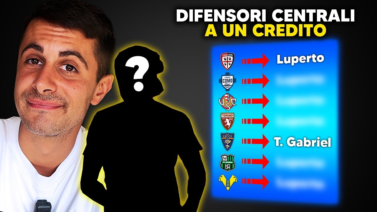 13 difensori centrali NASCOSTI da prendere a un credito (e sono titolari!)