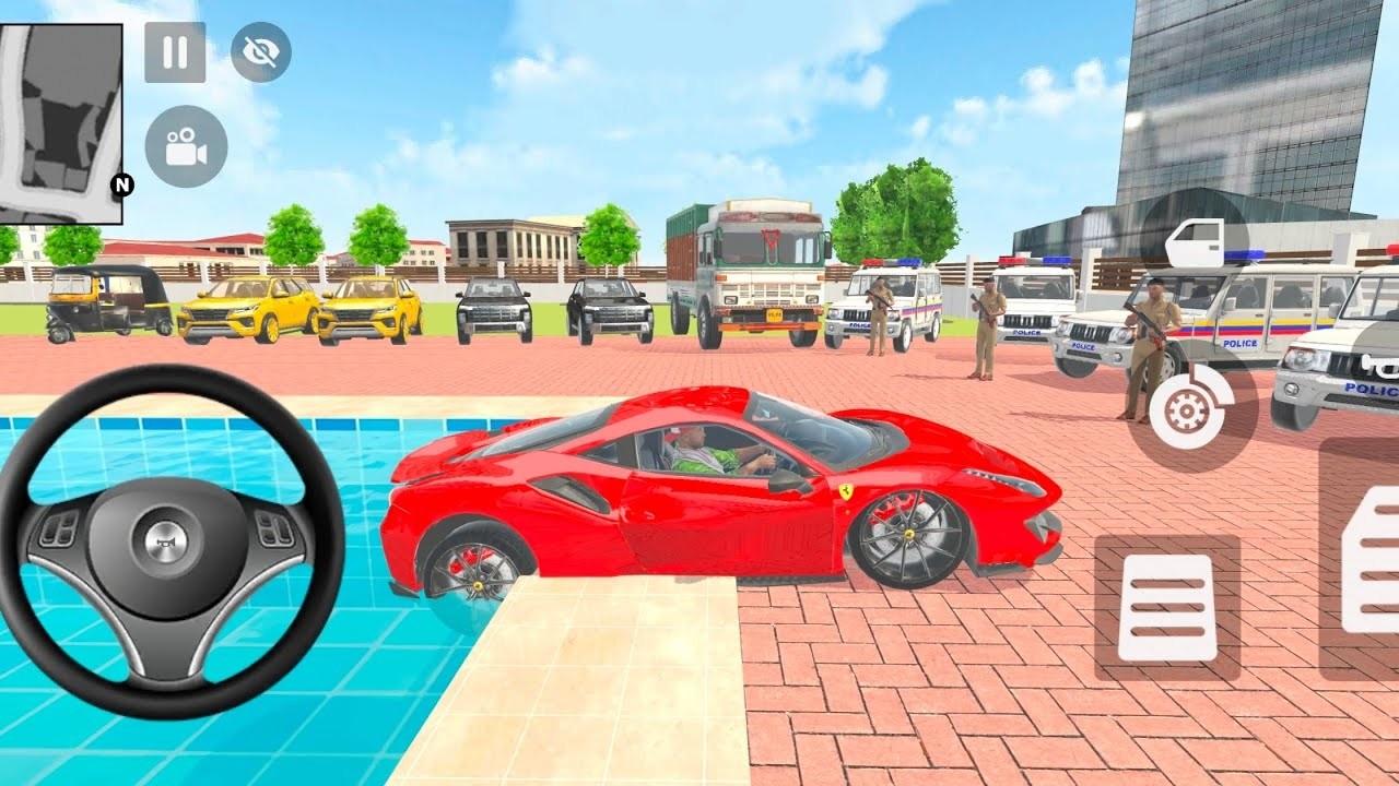 Modified Police Car 🚨 Gangster Life in Indian Streets | Open WorldGame game for android ❤️