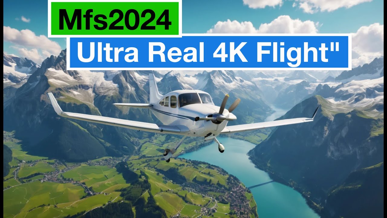 Breathtaking Scenic Flight Over Switzerland | Microsoft Flight Simulator 2024 [4K Ultra HD]