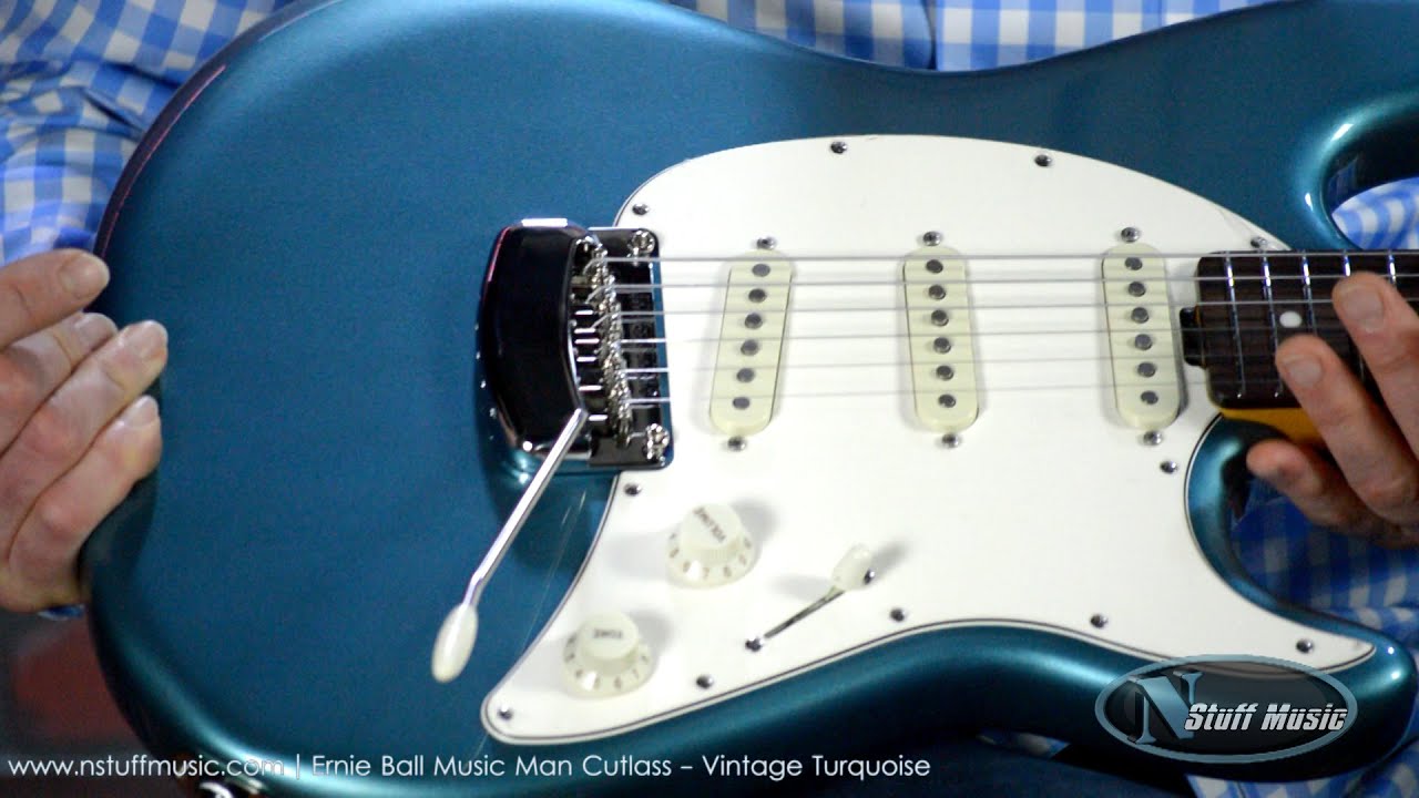 Ernie Ball Music Man Cutlass - Vintage Turquoise | N Stuff Music