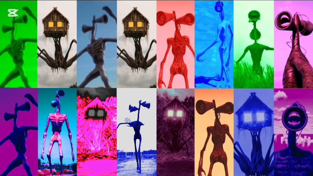 SIREN HEAD: Mega battle and     #sirenhead  #megabattle  #horrorvideo  #foundfootage