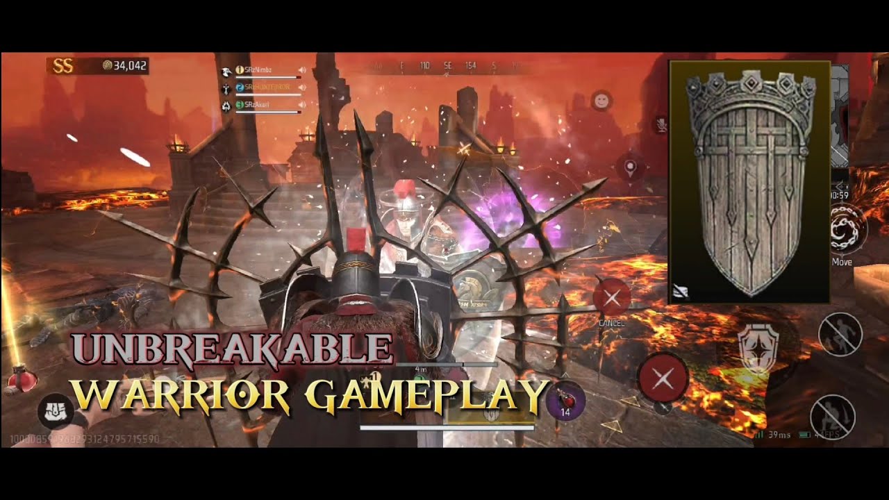 UNBREAKABLE WARRIOR Gameplay (Giant Shield Build) - Gold and Glory