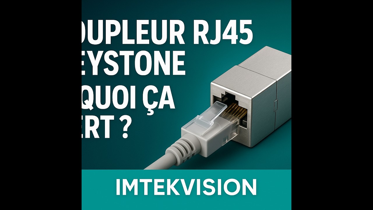 Le coupleur RJ 45 Keystone, essentiel pour votre baie réseau