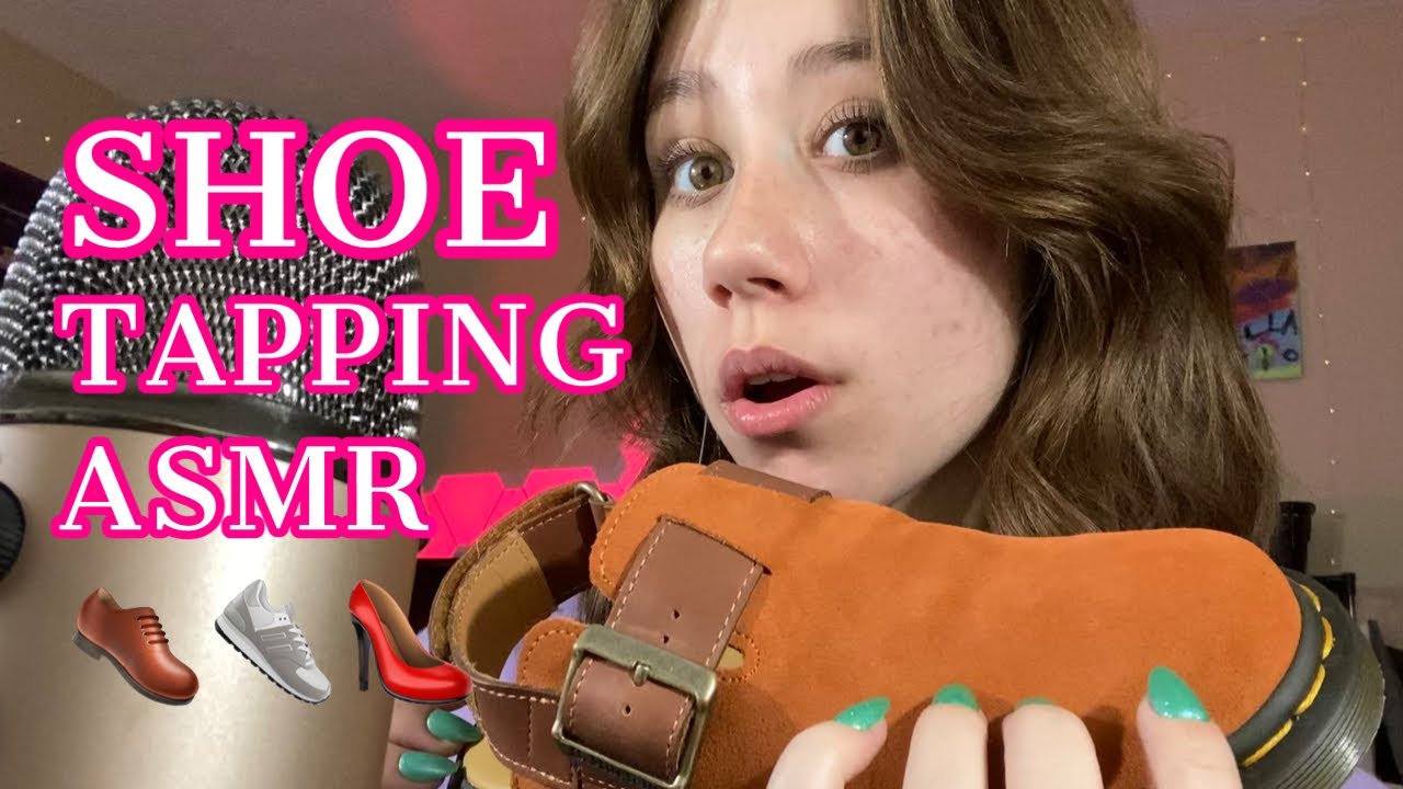 ASMR | shoe collection/shoe tapping asmr! 👞👟👠