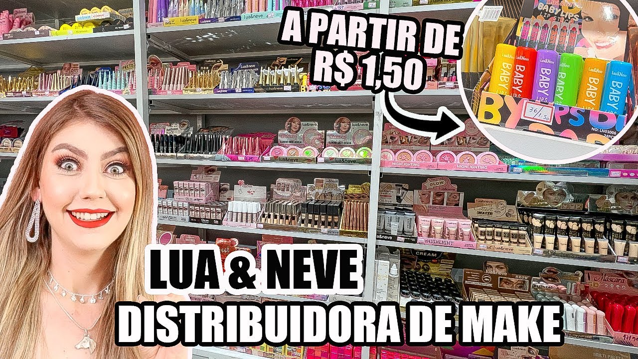 25 DE MARÇO - NOVA DISTRIBUIDORA DE MAQUIAGEM MUITO BARATA - LUA & NEVE
