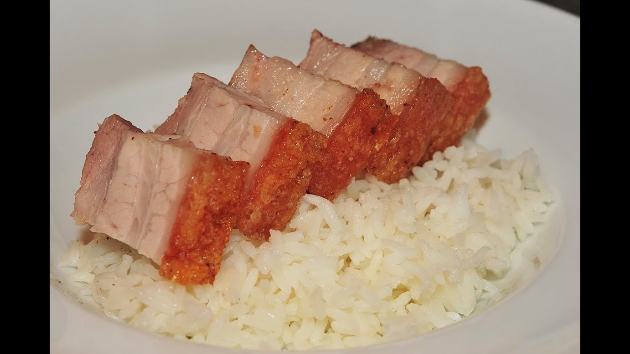 Roasted Pork Belly w/ Rice & Chinese Chicken Feet Soup : ASMR / Mukbang ( Eating Sounds )