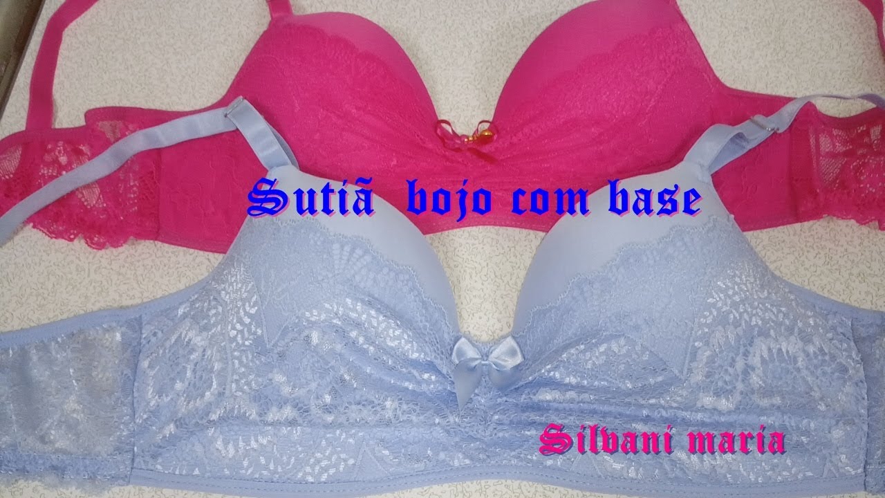 Forrando bojo com base# Como fazer um lindo sutiã de bojo com base.