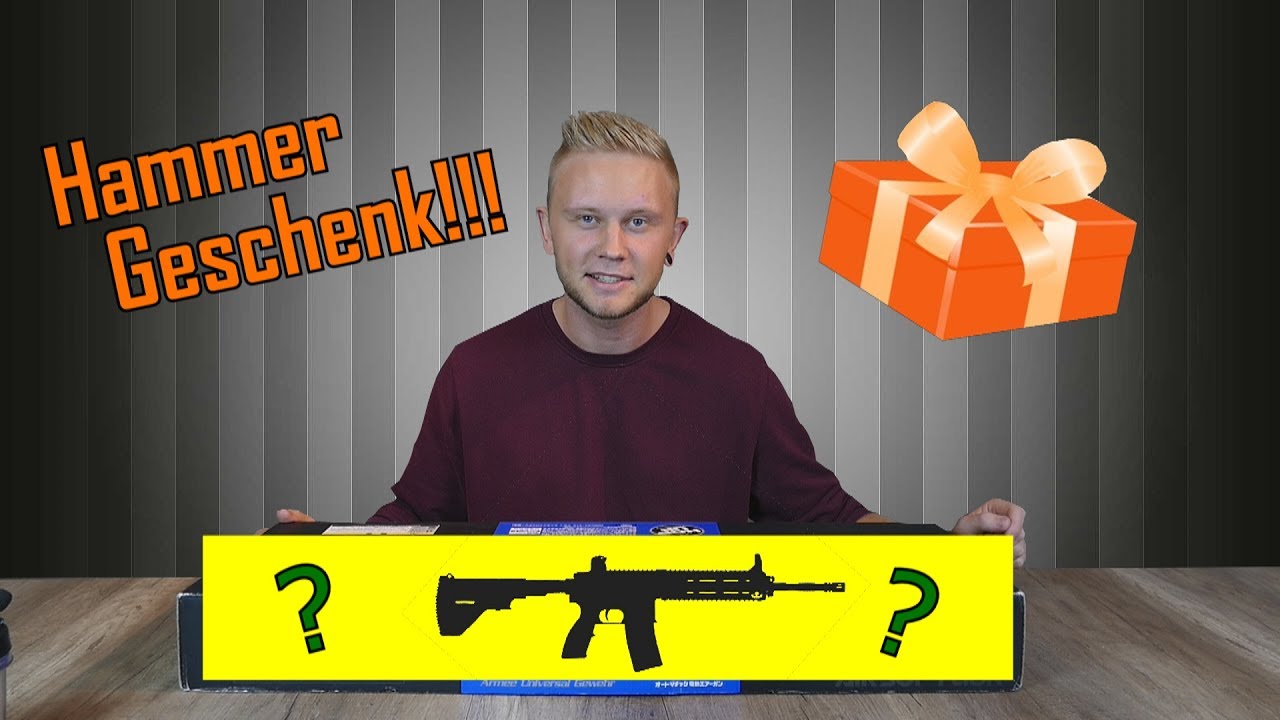 Ich habe eine Softair geschenkt bekommen! - Airsoft UNBOXING [GsP]