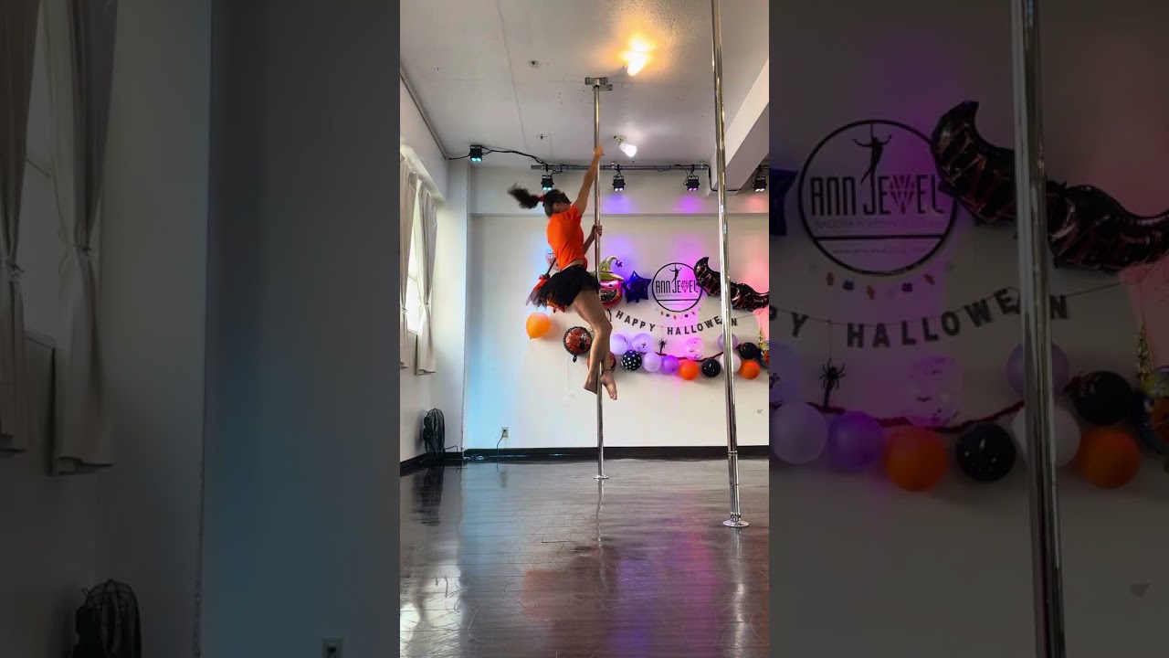 Halloween pole dance