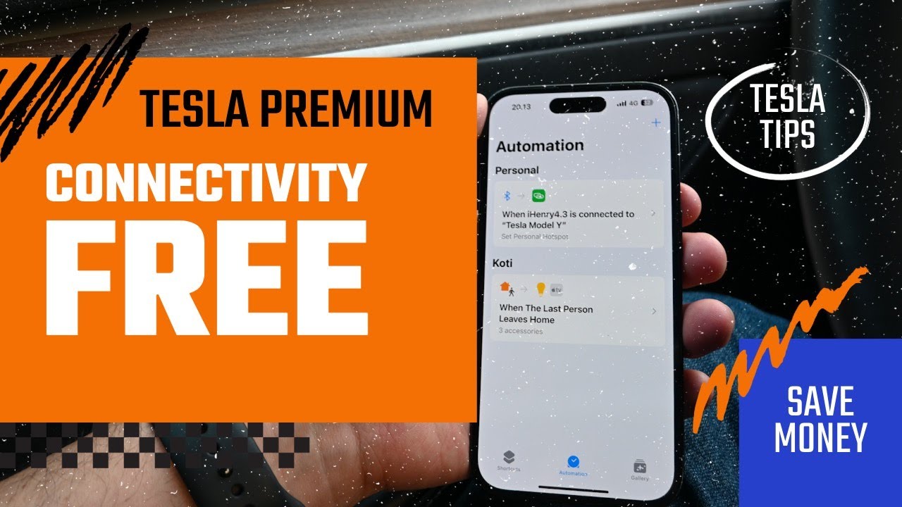 How to Get Free Tesla Premium Connectivity &ndash; Automatic iPhone Hotspot with iOS 18.5!