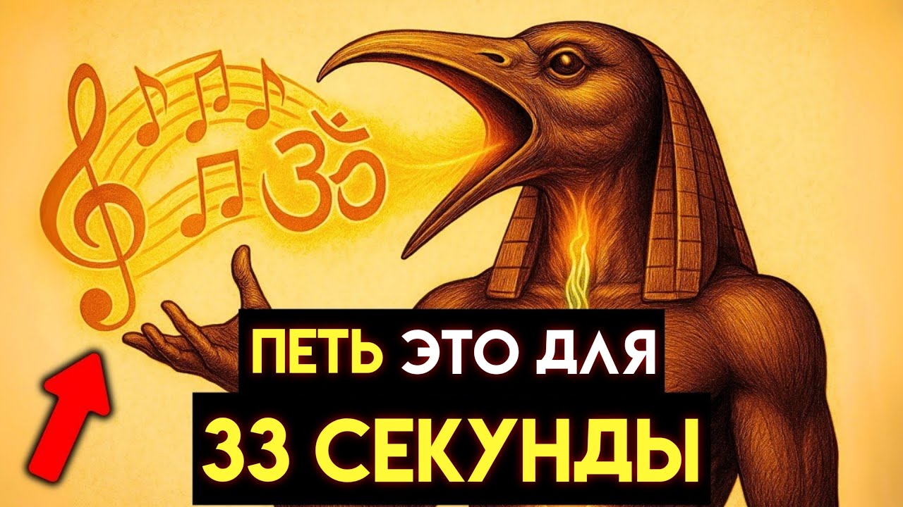 САМЫЙ МОЩНЫЙ СЕКРЕТ Тота: если вы будете петь таким образом, вы МГНОВЕННО ОТКРЫВАЕТЕ свою целительну