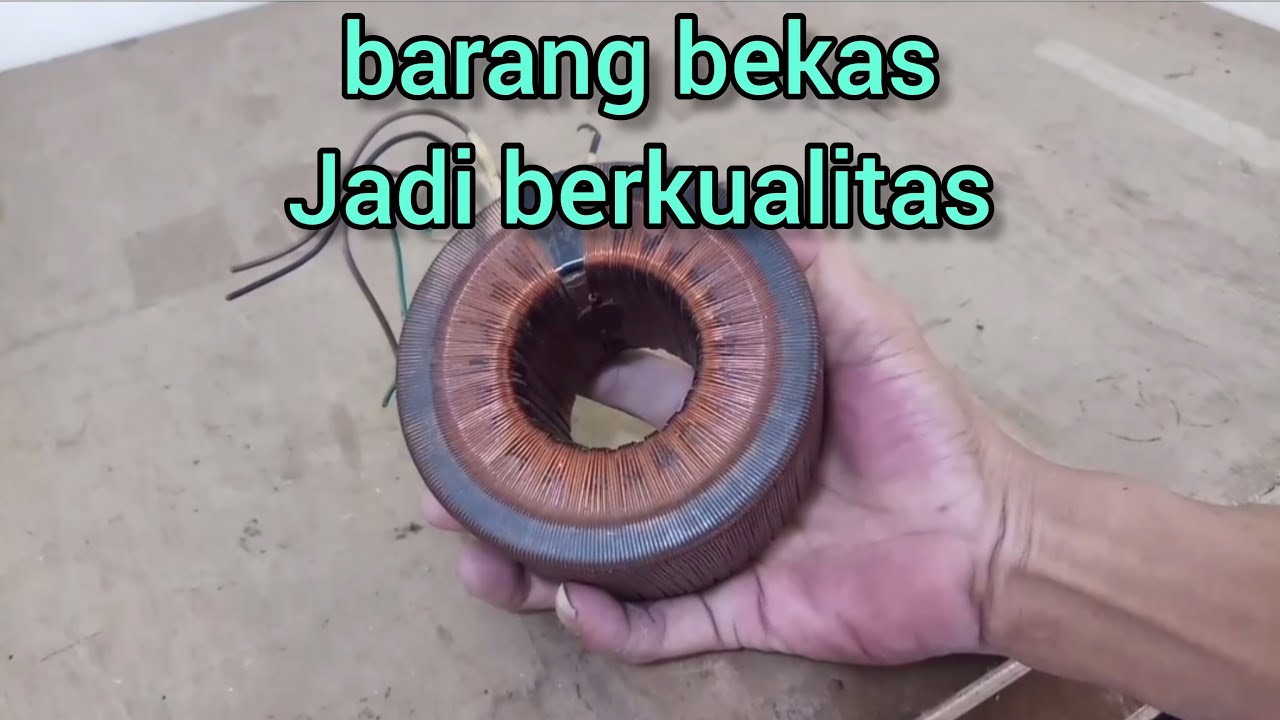 Cara buat charger accu dari barang bekas travo stavol