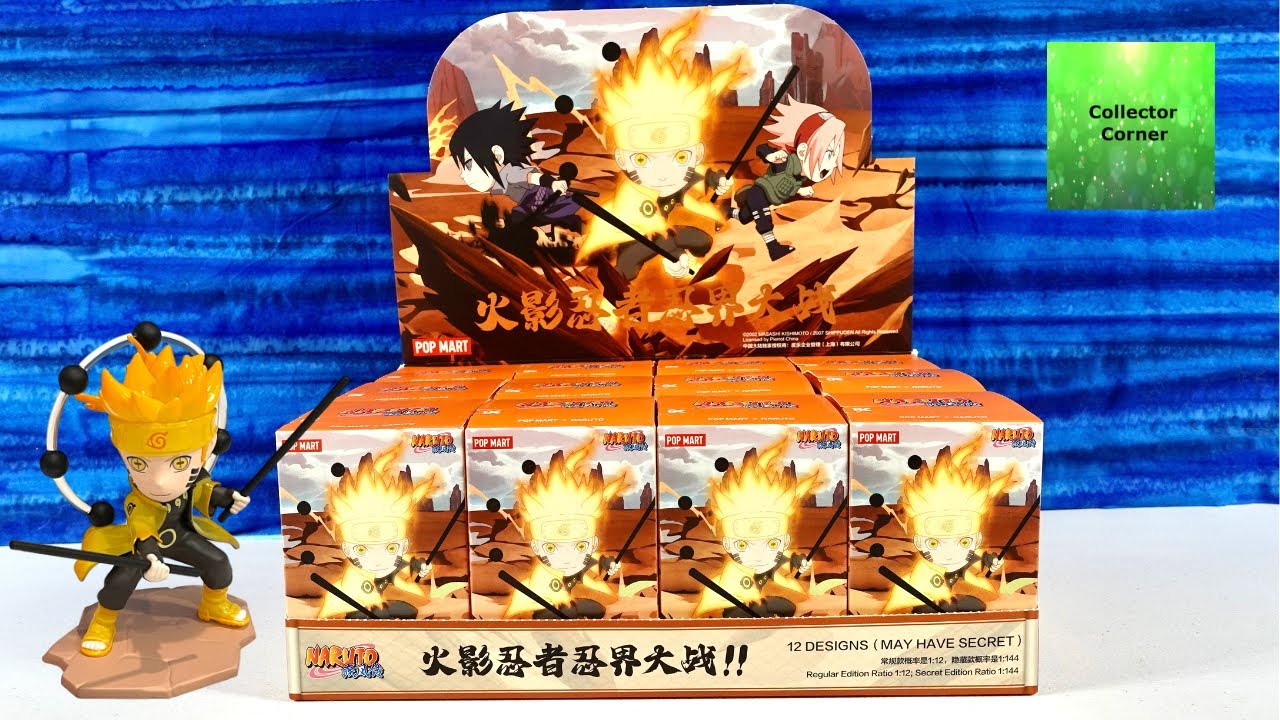 Обзор распаковки коллекционной фигурки Naruto Ninja War Pop Mart Blind Box