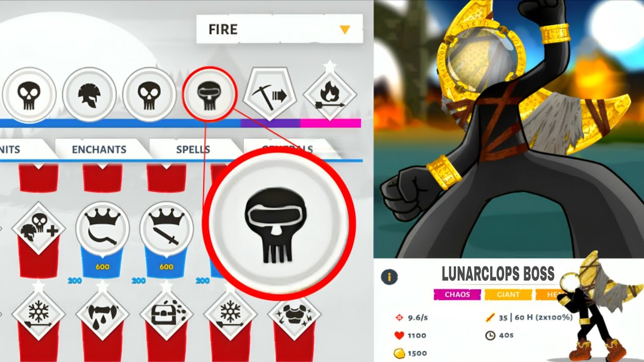 Stick War Saga New Update Lunarclops Boss Unlocked Battle Final Boss | Stick War Legacy