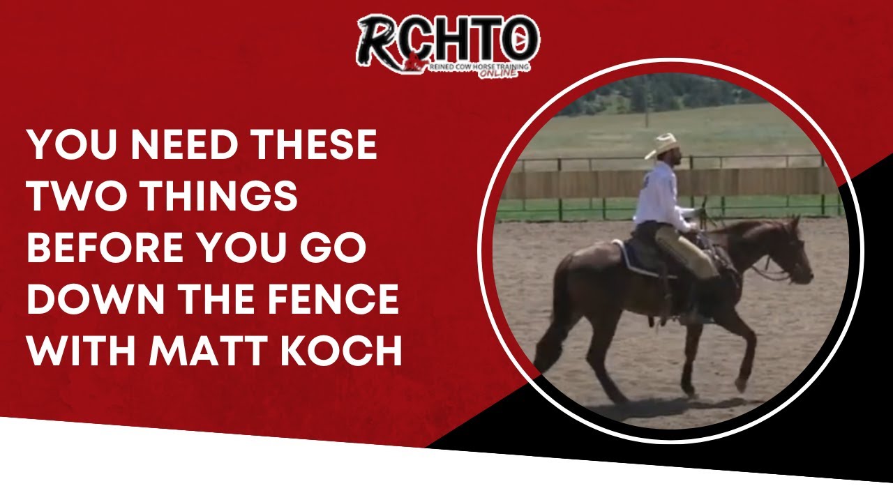 You Need These Two Things Before You Go Down The Fence with Matt Koch
