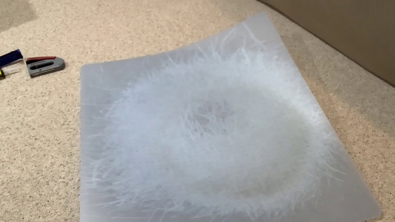 Chair Mat DIY for $60.00 (heavy duty for thicker carpet)