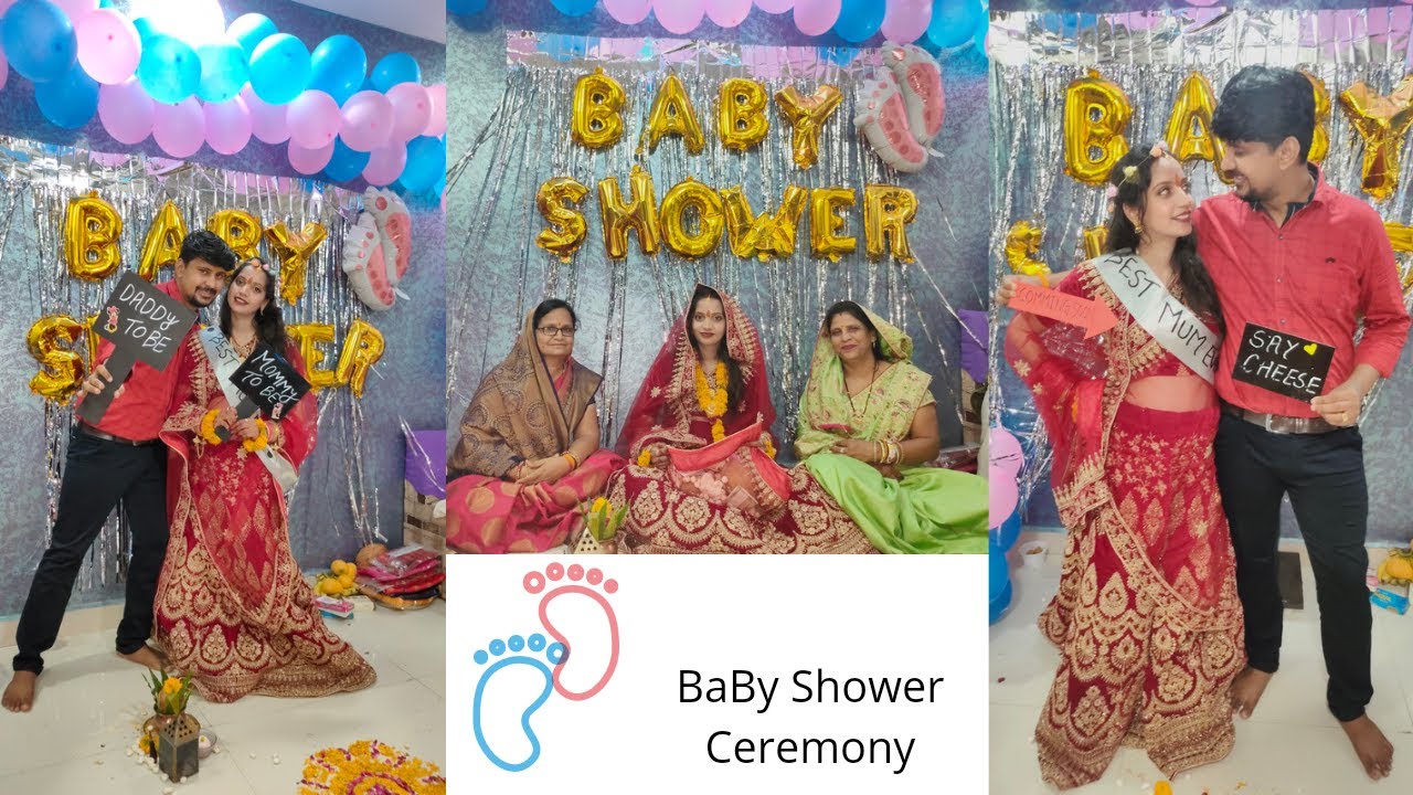 Baby Shower Ceremony | Godh Bharai Rasam | Baby Shower At Home  | Ek Nanha Sa Mehman Aane Vala Hai