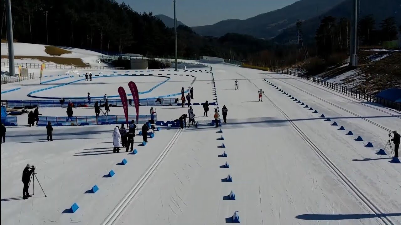 장애인 동계체전 바이애슬론 스프린트 2조 시각/입식