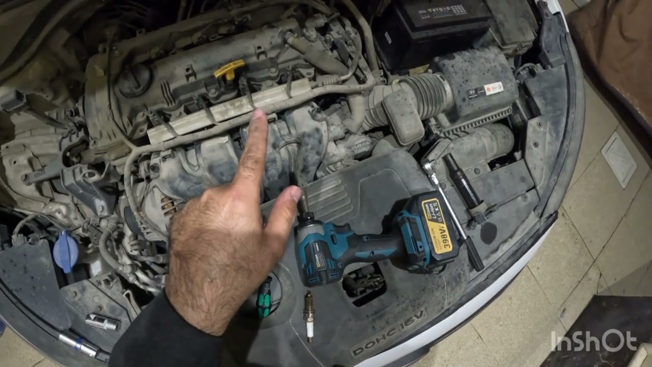 مشكله تفتفة هيونداي النترا واغلب السيارات misfire 